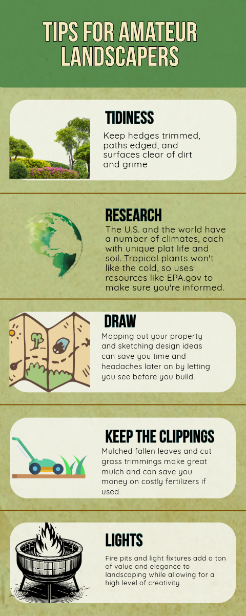 Landscaping Tips Brochure Layout